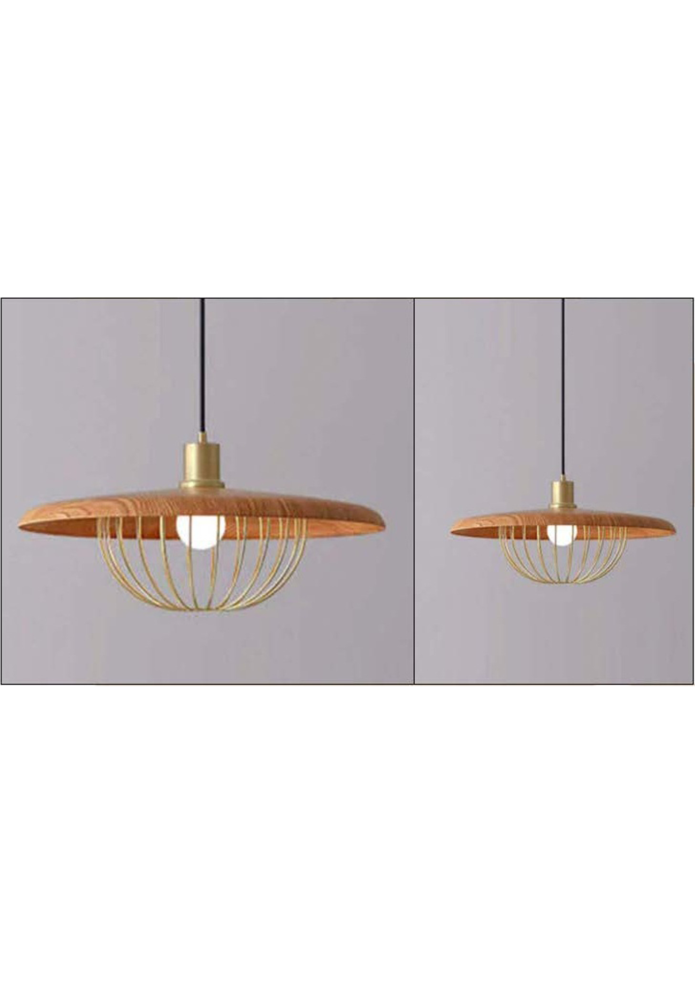 Beyond Lights - Wood Cage Lamp- GL